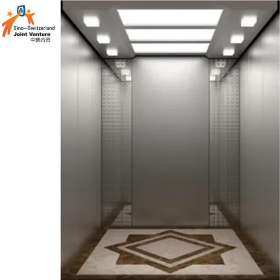 Thin Host Machine roomless passenger elevator