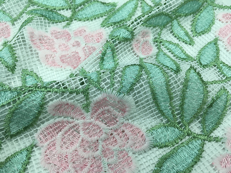 Woman Dress Embroidery Fabric
