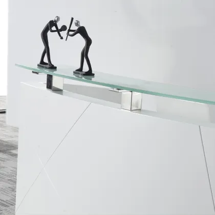 Hotel Exhibition Corner Office Furniture: Reception Counter Desk