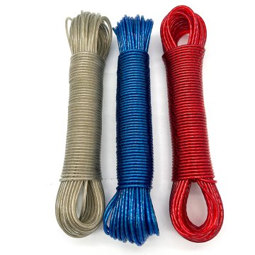 Factory Direct PVC Coated Rope Dog Leash and Clothes Hanging Line