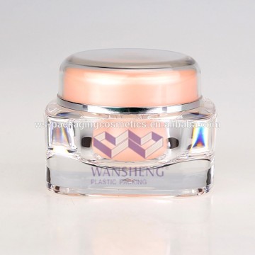 Jars Cosmetics Acrylic Cosmetics 50ML Square Skin Care Jar