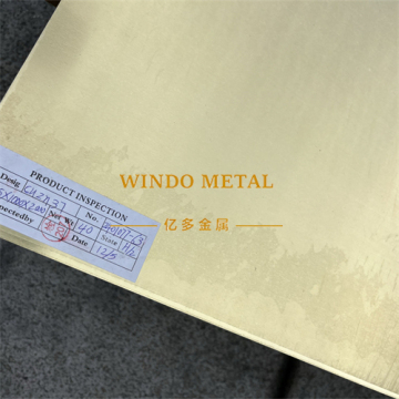 Ornamental brass sheet 1.5mm for inlay