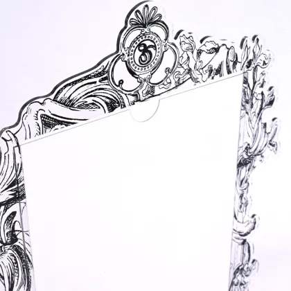 APEX Wooden Base Makeup Cosmetics Display