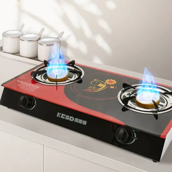 Ksd Custom Two Valves Stove Cooker for Kitchen