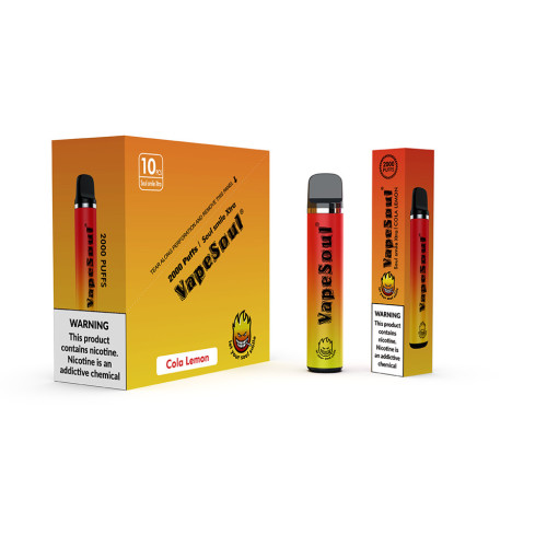 Original Vapesoul verfügbarer Vape 2000 Puffs auf Lager