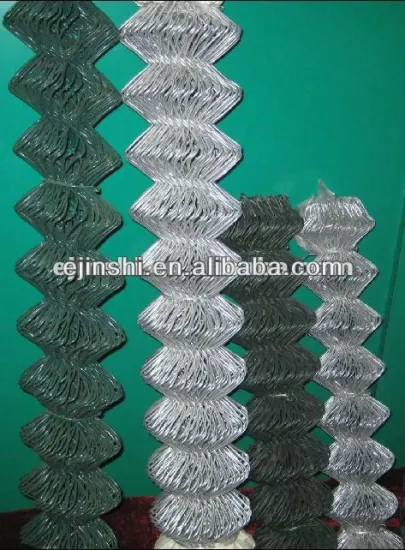 Security Fence / Hot Dipped Galvanized & PVC Coated Chain Link Fencing(Anping factory)