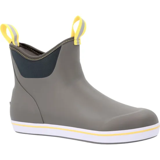 Waterproof Ankle Deck Boots: Customized Men's Saltwater Fishing Booties with Anti-Slip Soles