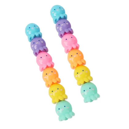 Macaroon 5 Colorful Cute Bear Mark Highlighter Pens for Adults and Kids