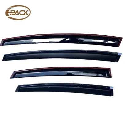 I-Pack Visors Window Visors Wind Deflectors for Toyota Prius V 2012-2018 Rain Guard