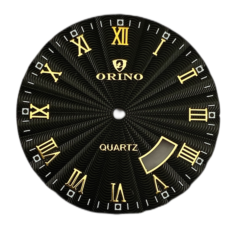 Automatische Armbanduhren römische Guilloche Uhrenblätter