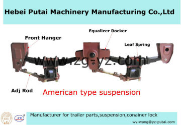 Trailer Parts semi trailer leaf spring suspension axle