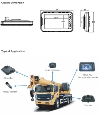 Sany Excavator Display for Industrial Vehicles Controls