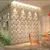 hotel decoration 3d board bedroom emboosed modern wallpaper