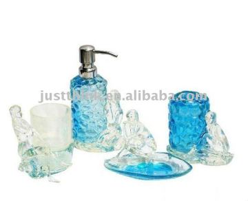 Professional Clear Slap-up Acrylic Bathroom Accessories Set FZ-JC-06012