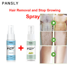 Pansly Hair Remover and Growth Inhibitor Facial Removal Cream Spray Beard Bikini Intimate Face Legs Body Armpit Painless TSLM1