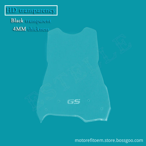 RTS Motorcycle Double Bubble Front Windshield Extension for BMW F650GS/F700GS/F800GS (2008-2018)