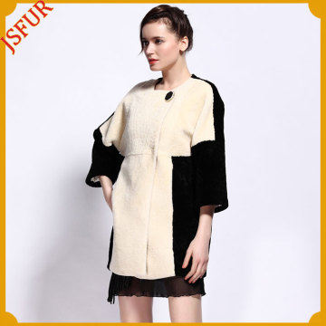 2016 Newest Design Sheep Shearling Customized Coat For Woman