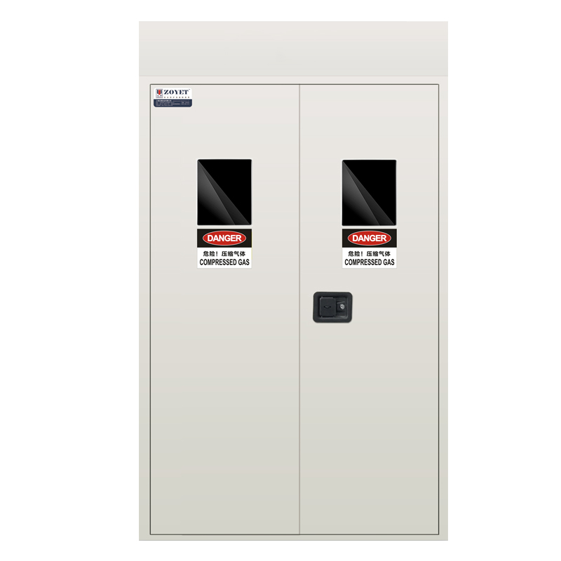 Fireproof Gas Cylinder Storage Cabinet with exhaust system