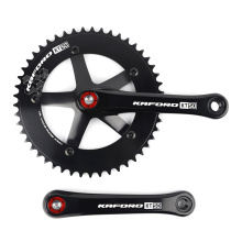 จักรยานแครนค์เซ็ตสปีดเดียว Crankset Crank Crank 165 มม.