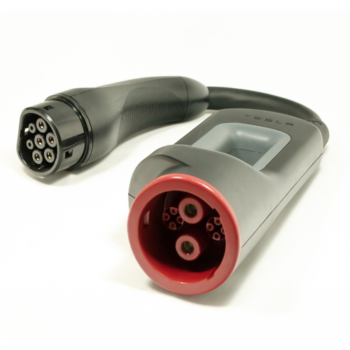 IEC 62196 Type2 CHAdeMO to Tesla Adapter (EU Version)