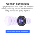 KUULAA 4K HD Cell Phone Camera Lens Kit 3 in 1 Wide Angle lens Macro Fisheye Lenses For iPhone 11 Pro Max Huawei P20 Pro Samsung