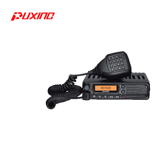 Radio mobile per autoveicoli MD500 montata su walkie talkie dpmr