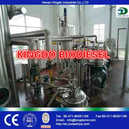 New technology new type energy biodiesel plant