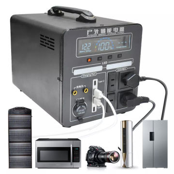 Hot Sell Sell Outdoor Camping Jumpstart Eco Flow Home Χρήση LifePo4 Μπαταρία Φορητός σταθμός τροφοδοσίας 2000W