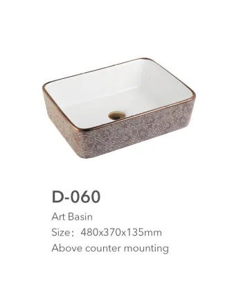 Art Sink Ceramic Bathroom Vanity Washbasin