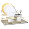 Two Tier Gold Dish Rack