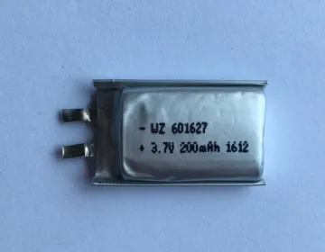 3.7v 200mAh Lipo Battery For Smart Watch (LP1X2T6)