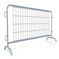 Commercial construction site galvanized temporary chain link fence