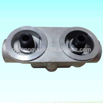 atlas copco oil fllter seat of oil filter for screw air compressor spare parts fuel filter seat
