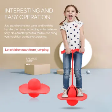 Exercise Jumping Ball Balance Board Jump Fitness Planet Jumping Toys Promote Skeletal Development Balance Coordination Jump Ball