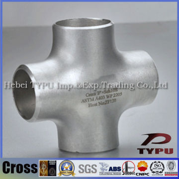 DN 50 Socket Welding Stainless Steel Pipe Cross