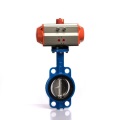 Rubber Seat Double Acting Pneumatic Butterfly Valve