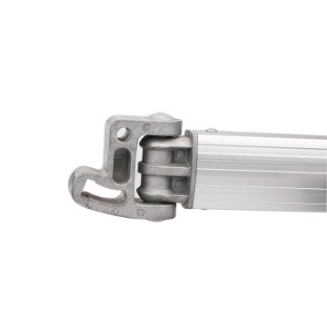Extendable Awning for Balcony with Mill Finish Pole and Adjustable Arms