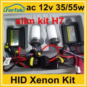 car H7 xenon HID kit AC 12v 35w/55w with slim bgallast