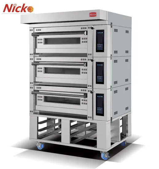 Commercial Bread Electric Oven 3 Deck of Bakery Equipment