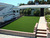 Natural green double stem landscaping artificial grass