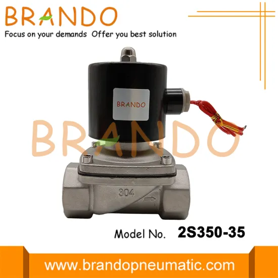2S350-35 1-1/4 Stainless Steel Solenoid Valve NC