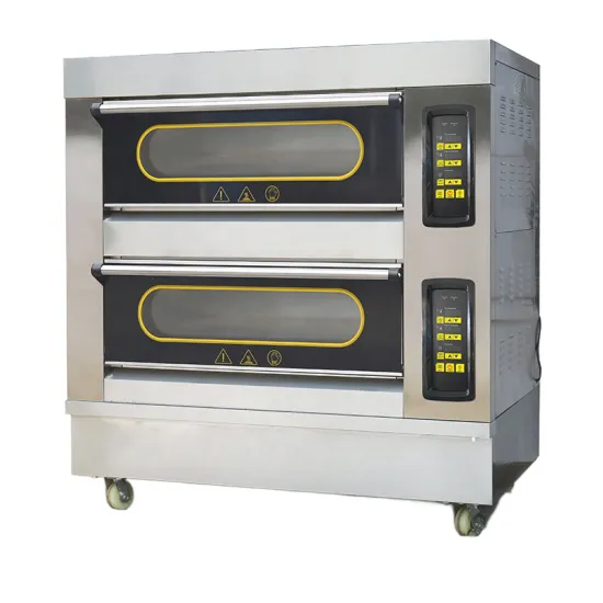 Wholesale 2 Deck 4-Tray Gas Bread Baking Machine for Large Capacity Bakery Equipment