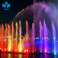 جھیل میں تیرتا ہوا میوزک فاؤنٹین