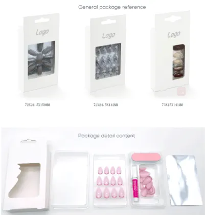 Artificial Fingernails 3D Crystal Rhinestone Diamond nails