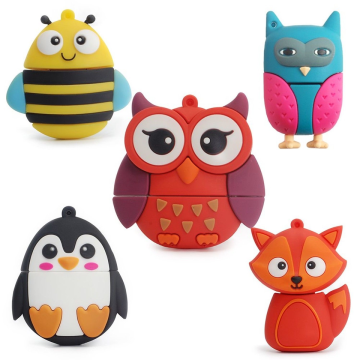 Niestandardowy spersonalizowany model Animal Animal 3D PVC USB Flash Drive - 2 GB do 128 GB