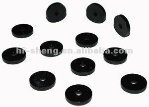 Black plastic washer