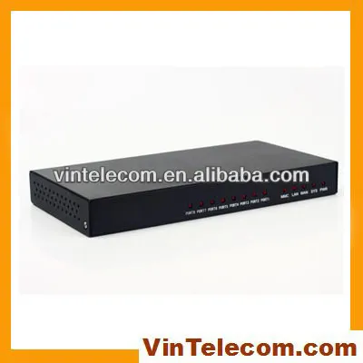 IP PBX 8 ports fxo fxs card asterisk elastix voip pbx / VinTelecom IP08 IP PBX System