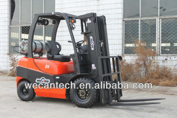 2.5ton new design LPG forklift gasoline forklift truck