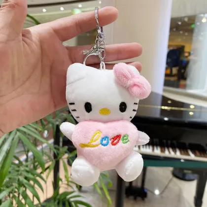 Cinnamoroll and My Melody Plush Toys: Kitty Keychains and Dolls