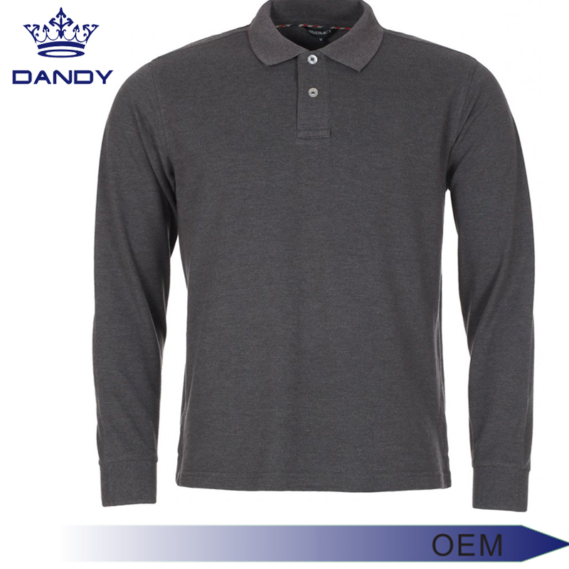 mens long sleeve polo